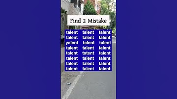 5 Seconds For You To Spot . Try Your Skills  #brainteaser #search #find #puzzle