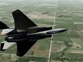 US Air Force F-15 in-flight breakup animation