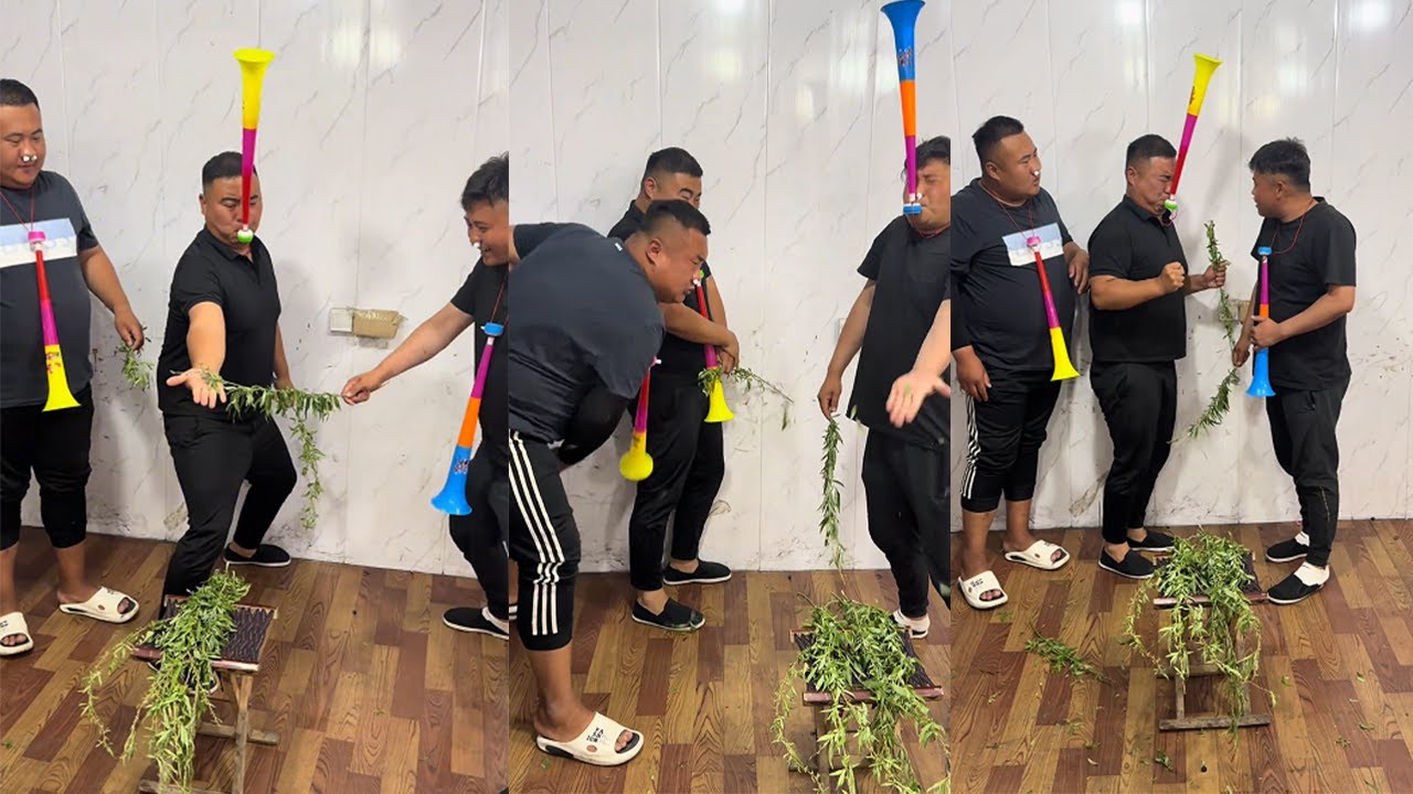 Holding back the challenge, willow branch in the palm of the hand version.