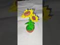 clay sunflower making tutorial 🌻🌻#clay #clayart #claycraft #shorts #clayflowers #viral