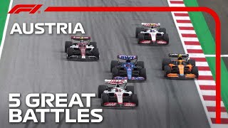 Five Great Battles at the Austrian Grand Prix