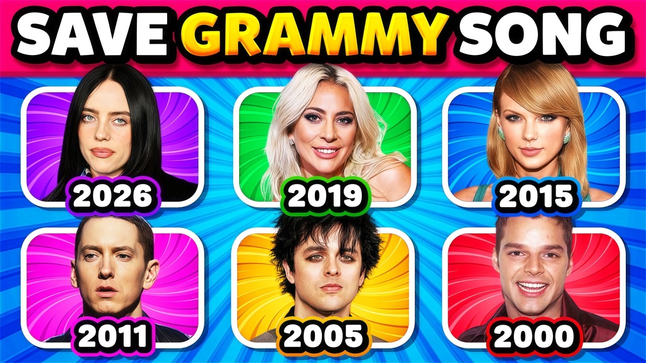 Save One Grammy Song Per Year 🔥🏆 (2026 - 2000) | Music Quiz Challenge