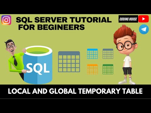 how to create local and global temporary table in sql server ||  Sql server tutorials for beginner's