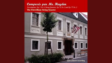 String Quartet No. 6 in C Major, Op. 1, No. 6, Hob.III:6: I. Presto assai