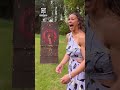 Woman splits axe in half 😲🪓                 🎥: TikTok / deborahgfleming