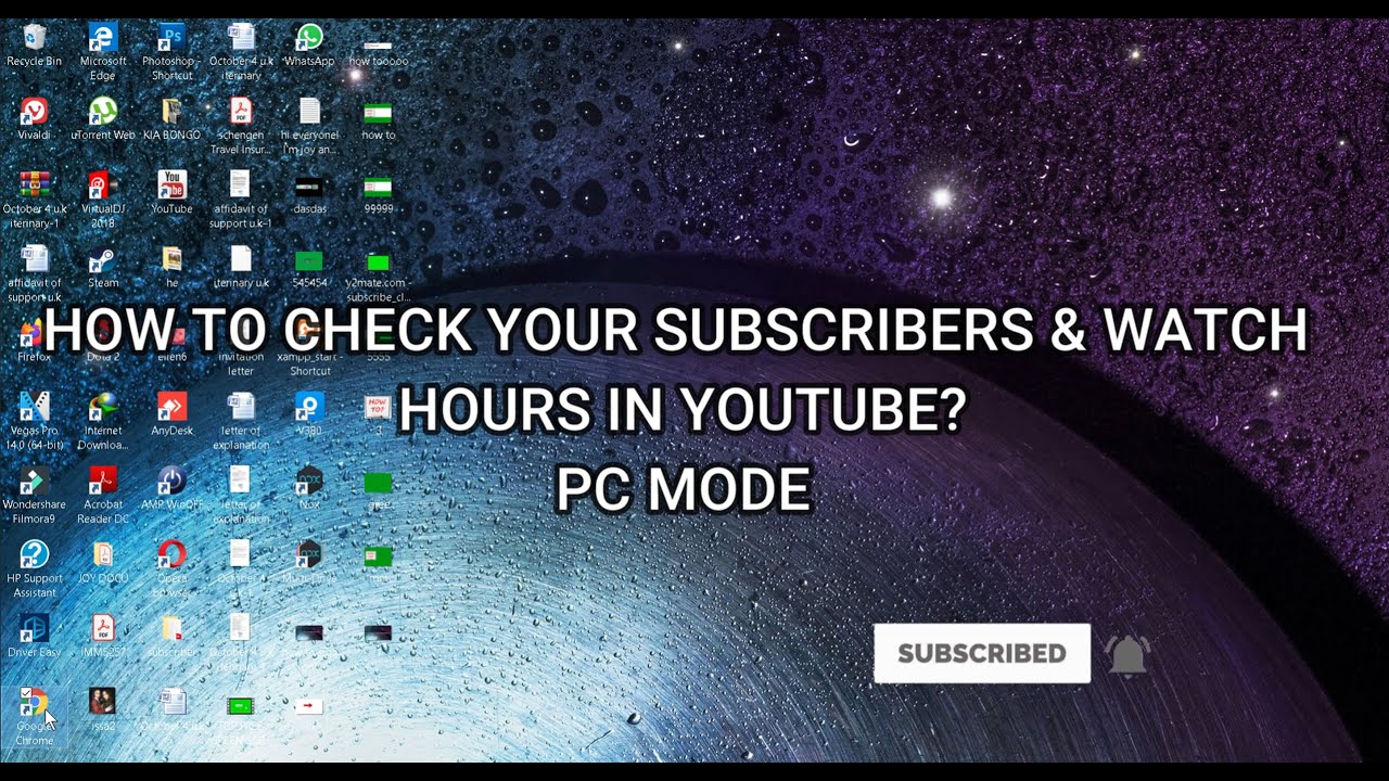 HOW TO CHECK YOUR SUBSCRIBERS & WATCH HOURS IN YOUTUBE EASILY? - YouTube
