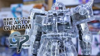 MG Char's Custom Zaku II Ver.2.0  The Art of Gundam Mechanical Clear + GunPrimer Extended Review