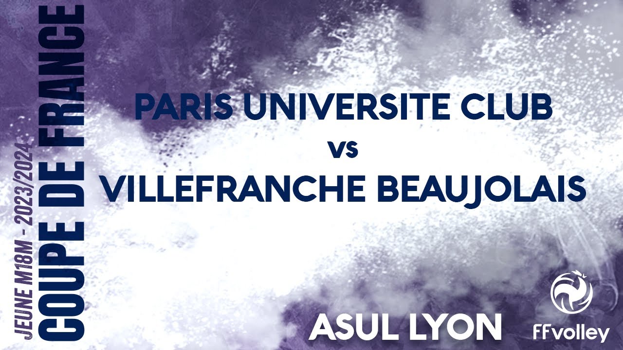 2024 CDF M18M :: PUC vs VILLEFRANCHE BEAUJOLAIS :: tour préliminaire