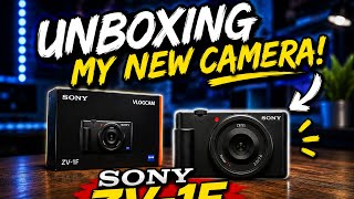UNBOXING MY NEW CAMERA (sony zv-1f) screenshot 1