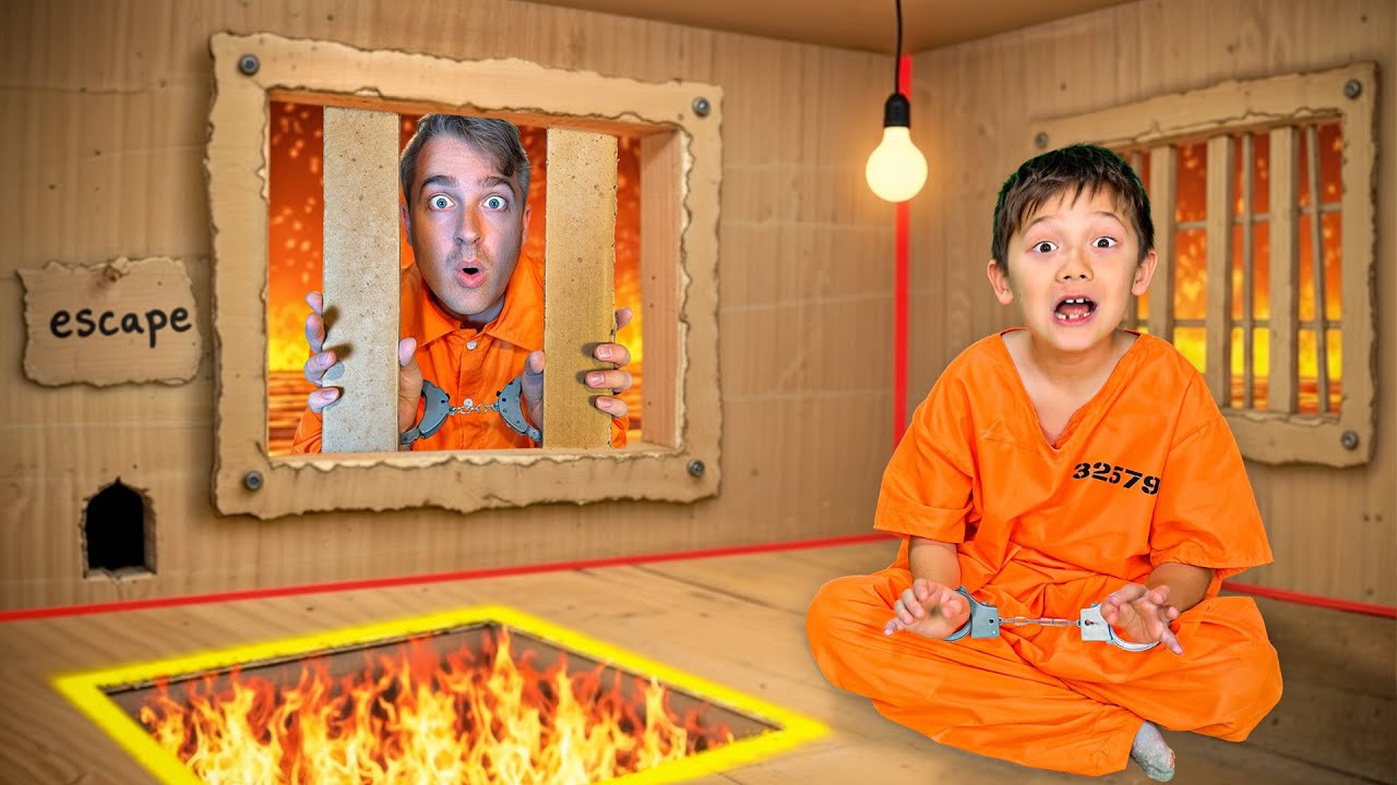 Cardboard Prison Escape Again!