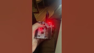 EE3501 Lab5 Video No.1 (LED toggle with rising edge button interrupt)
