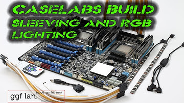 CaseLabs Build Video #1 - Sleeved cables and RGB lighting