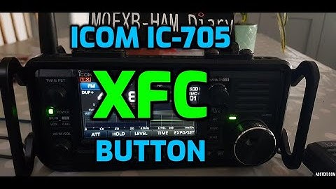ICOM IC-705 XFC Button