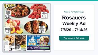 Rosauers Weekly Ad (7/8/26 - 7/14/26) Top 10 Deals