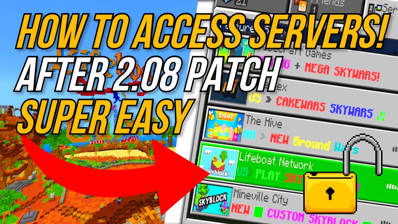 Minecraft Ps4 Bedrock Edition How To Access Servers Tu 2 08 Play Servers Now Ps4 Bedrock Youtube