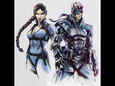Tomb Raider X Metal Gear Solid (MGS 3: Ladder Scene)