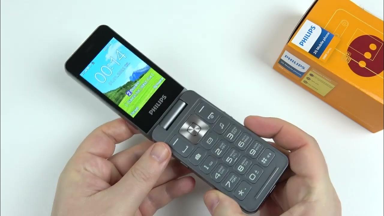 Philips Xenium E2602 grey демо 2 - YouTube