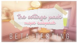 finally releasing the cottagecore subpack for beta testing [incomplete] mcpe aesthetic texture screenshot 5