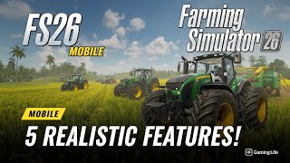 FS26 Mobile Release Date & Realistic Features | Chawal ki kheti Mobile mein?