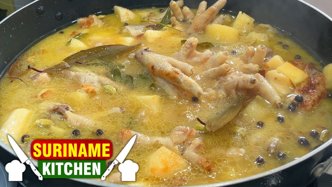 Cassave Met Kippenpoten Soep In Kokosmelk | Surinaamse Keuken
