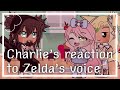 Charlie’s reaction to Zelda’s voice | Gacha Skit |