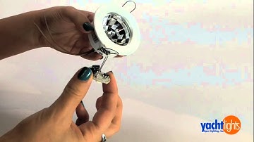 Converting your Halogen Fixtures to LED Back Pin Bulbs - By YachtLights.com
