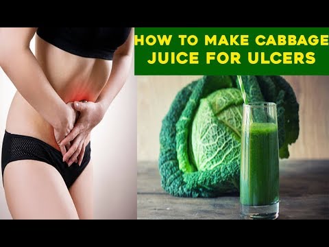 How to Make Cabbage Juice for Ulcers / Cabbage For Ulcer / Healing Ulcers With Cabbage Juice