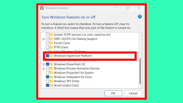 How To Turn On Or Off Windows Hypervisor Platform In Windows 11