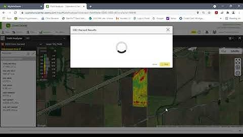My JD Op Center - Yield Data Post Calibration