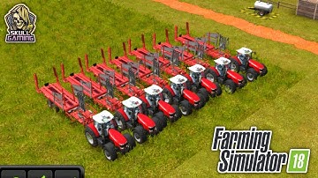 Baller Trailers in Farming Simulator 18 | Timelapse #skullgaming