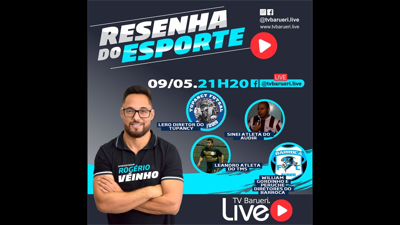 Resenha Do Esporte Com Rogério Veinho