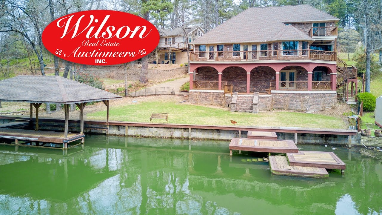 BEAUTIFUL LAKE HAMILTON LUXURY HOME TOUR HOT SPRINGS AUCTION YouTube