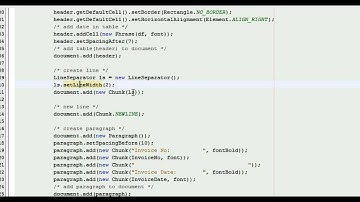 JSP 30/30 Create Report