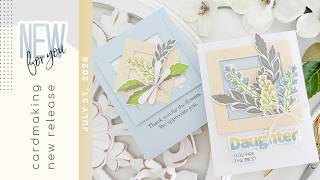 Two Floral Cards ( One is made with Leftovers! )