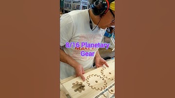 I work for a robot. Making more gears for @HKMKona. Gear Table, Part 5. #shaperorigin #volunteer