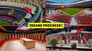 🚨 Camp Nou's FINAL Roof Phase Begins! | NEW Floodlights Arrive