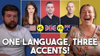 So Much Fun!! Americans React to American vs. British vs. Australian English