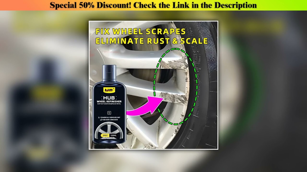 Limited Hub Repair Kit - Automotive hub vortex eliminates scratches, rust and discoloration, graphe