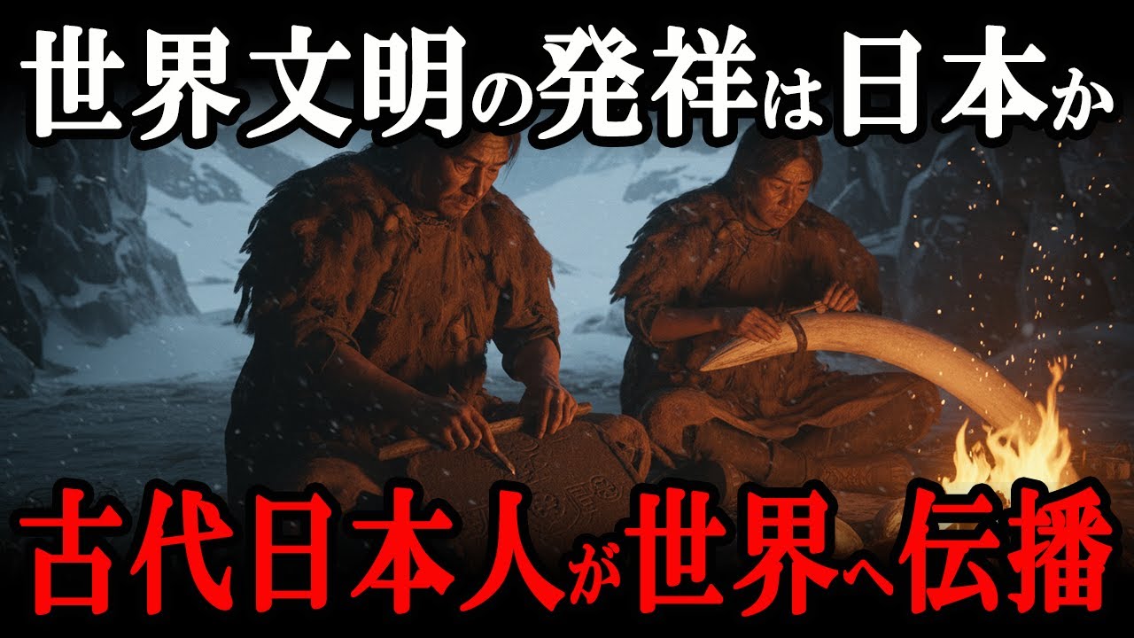 【驚愕の新説】最終氷期に栄えた謎の文明！日本列島こそ人類文化の源流だった