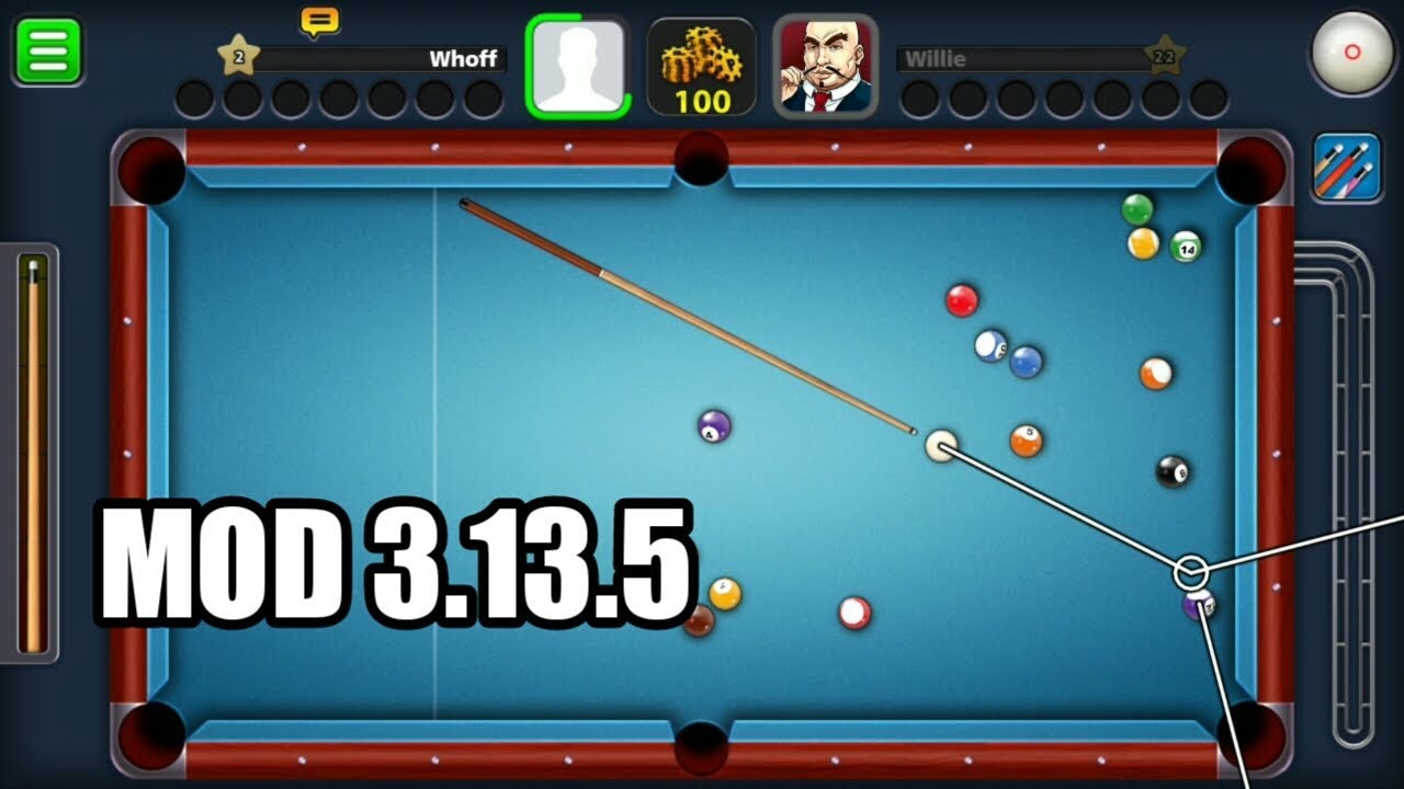 Mod Game 8 Ball Pool 3.13.5 (Garis panjang) - 