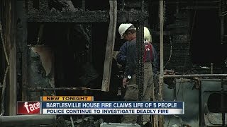 Five killed in Bartlesville house fire