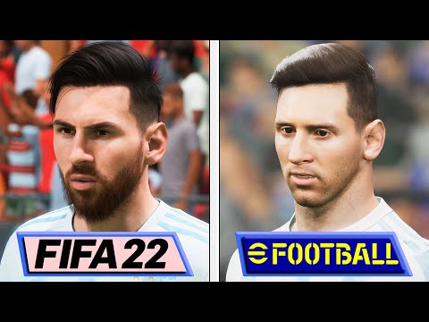 Сравнение FIFA 22 и eFootball 22 по графике, физике и другим деталям