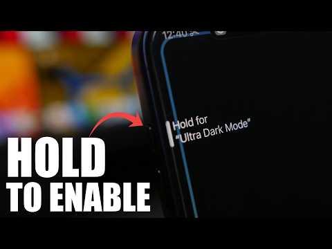How To Force iPhone Into ULTRA DARK Mode !