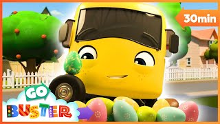 Chocolate Easter Egg Hunt - Easter Special Song! | Go Buster Cartoons for Kids