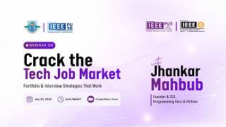 Crack the Tech Job Market | Portfolio & Interview Strategies That Work | Jhankar Mahbub