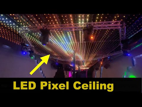 We installed an AMAZING LED Pixel Ceiling!