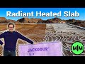 Insulated concrete slab with radiant heating  max maker dream workshop ep4
