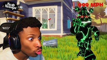 THIS NEW UPDATE IS DRIVING ME INSANE FREDBEAR IS 100X FASTER NOW…..[Hello Neighbor] Pt-2