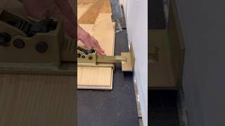 Finishing off the second to last row of hardwood flooring. #remodel #construction #contractor #diy