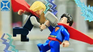 LEGO Avengers vs Justice League Vol 2 ► Thor vs Superman ⚡ LEGO Movie Series 🔥 Xeay Brick Films